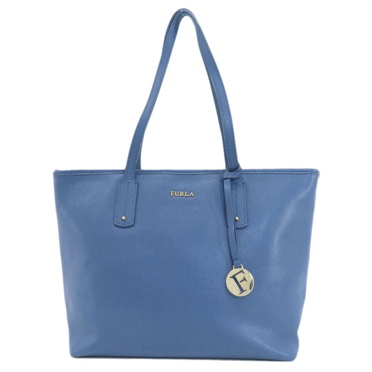 Furla Tote Bag PVC blue logo