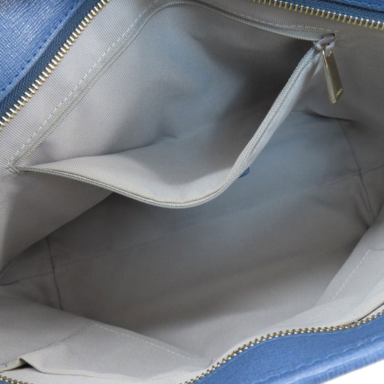 Furla Tote Bag PVC blue logo