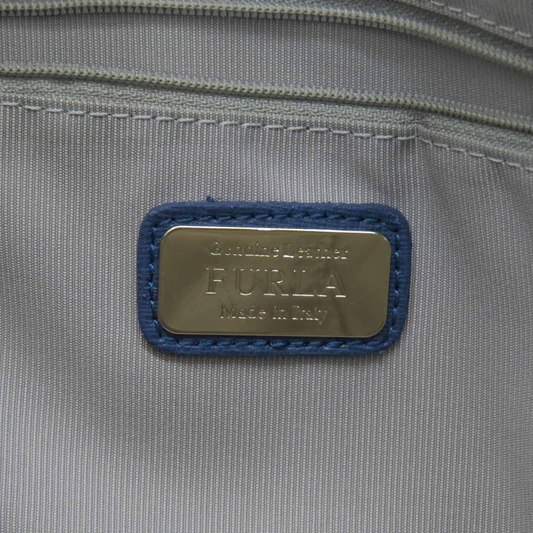 Furla Tote Bag PVC blue logo