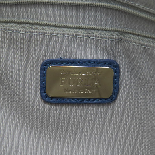 Furla Tote Bag PVC blue logo