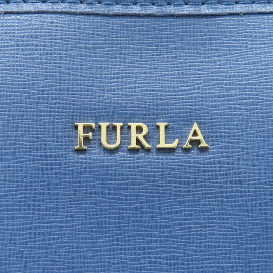 Furla Tote Bag PVC blue logo