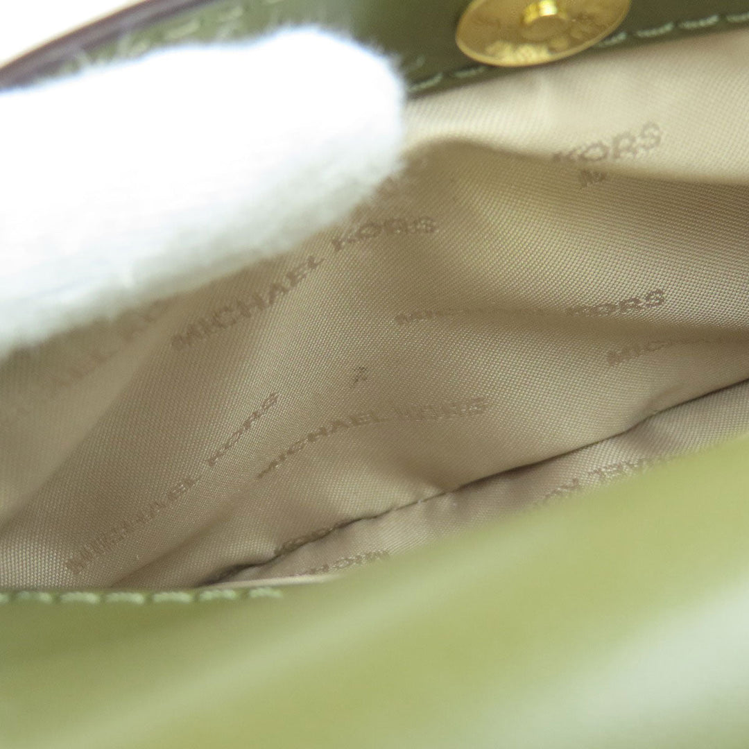 MICHAEL KORS Handbag leather green 2WAY