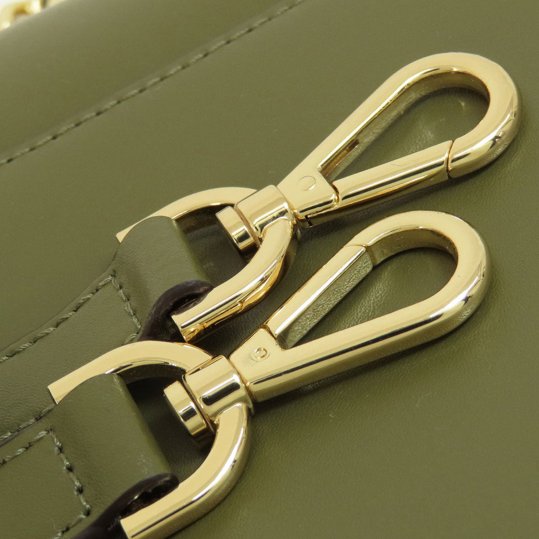 MICHAEL KORS Handbag leather green 2WAY