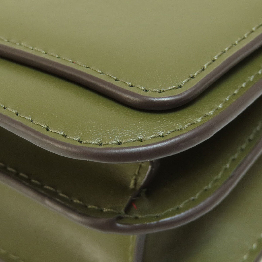 MICHAEL KORS Handbag leather green 2WAY