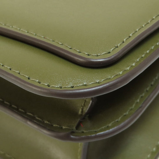 MICHAEL KORS Handbag leather green 2WAY