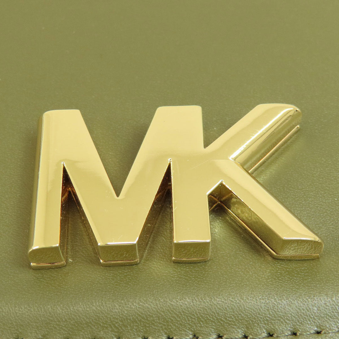 MICHAEL KORS Handbag leather green 2WAY