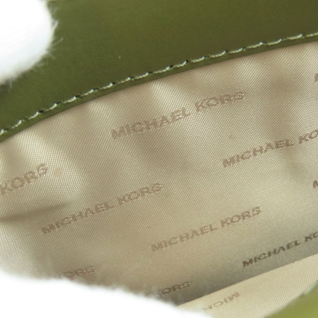 MICHAEL KORS Handbag leather green 2WAY