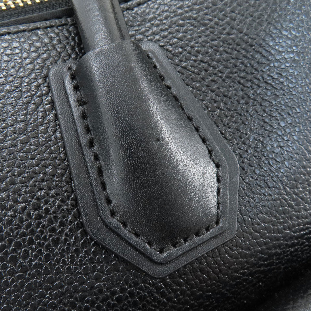 MICHAEL KORS Tote Bag leather black logo Women Used Authentic