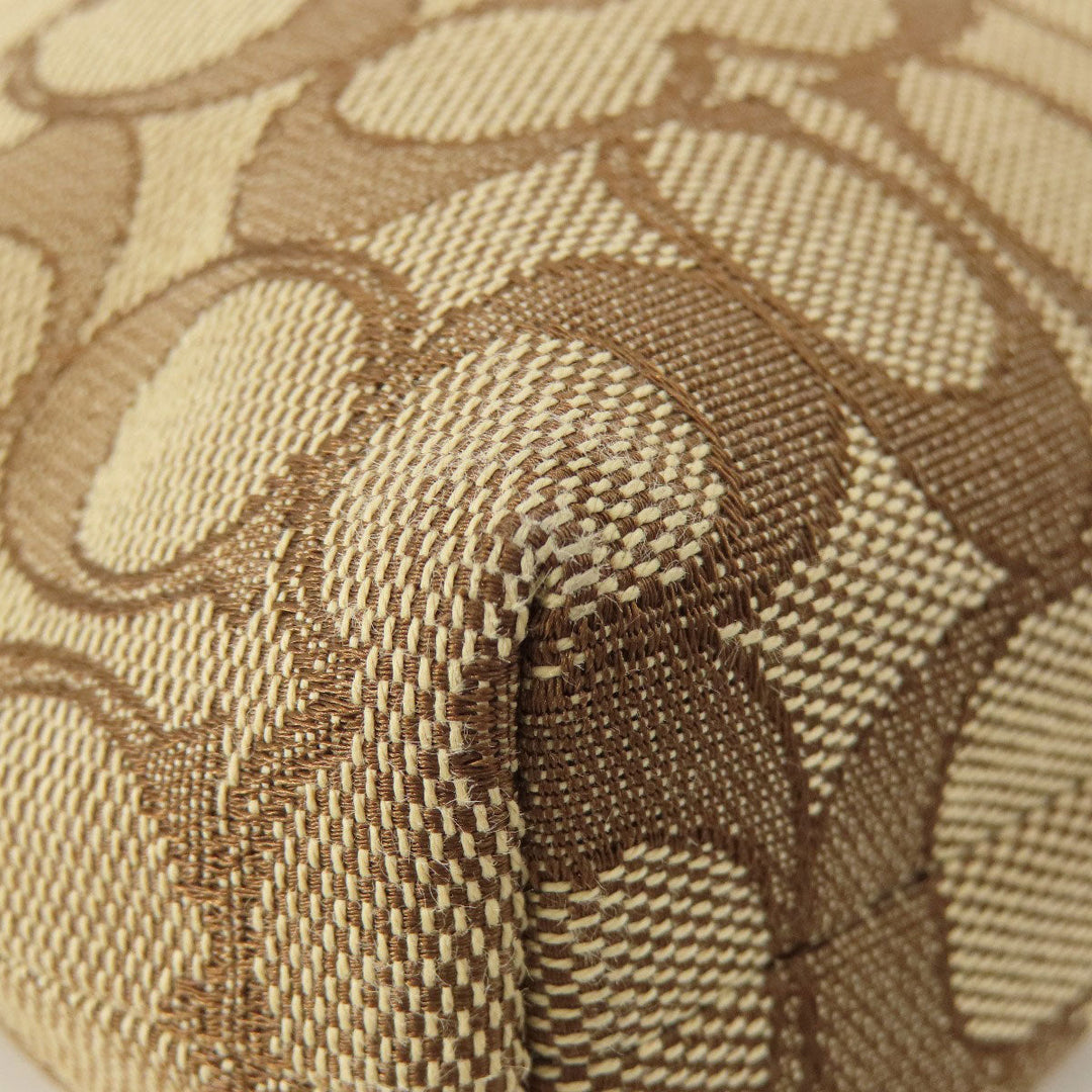 COACH Shoulder Bag F58285 canvas Brown Signature