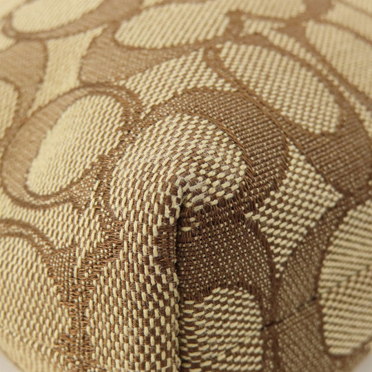 COACH Shoulder Bag F58285 canvas Brown Signature