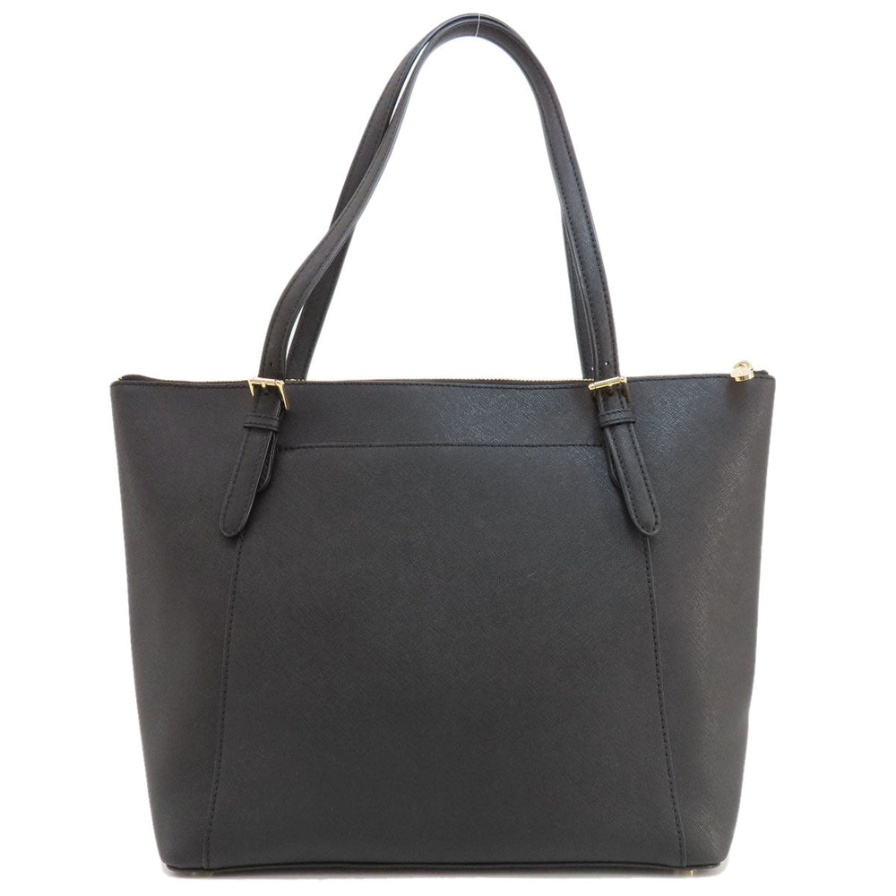 MICHAEL KORS Tote Bag PVC black logo Women Used Authentic