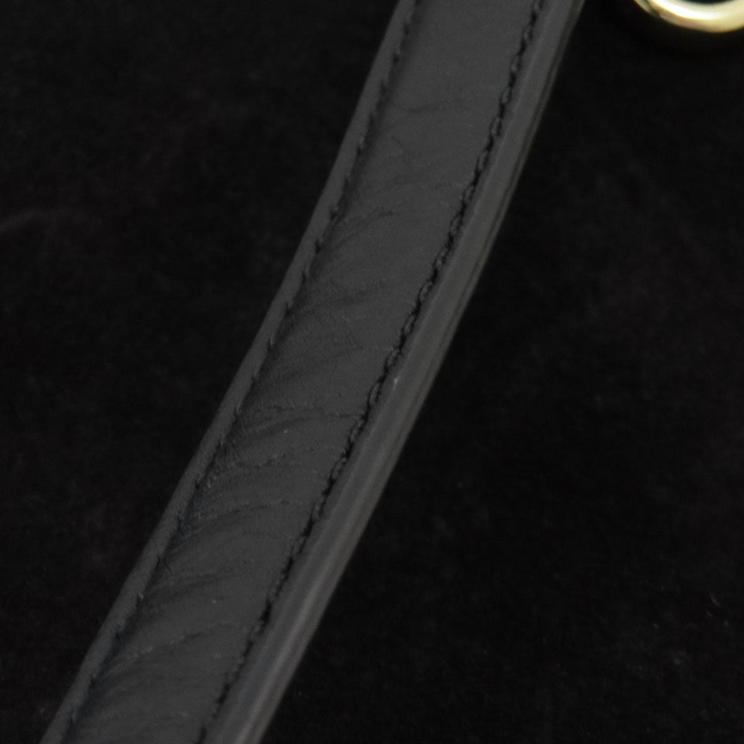 Kate Spade Handbag Suede black Fringe 2WAY