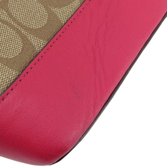 COACH Tote Bag F29564 PVC Brown Signature 2WAY