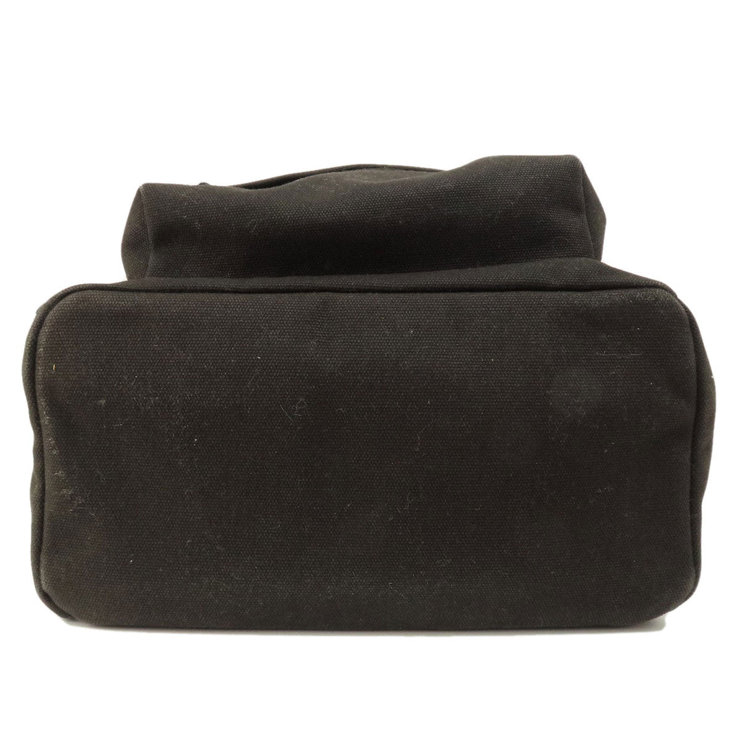 MARC JACOBS Backpack canvas black logo