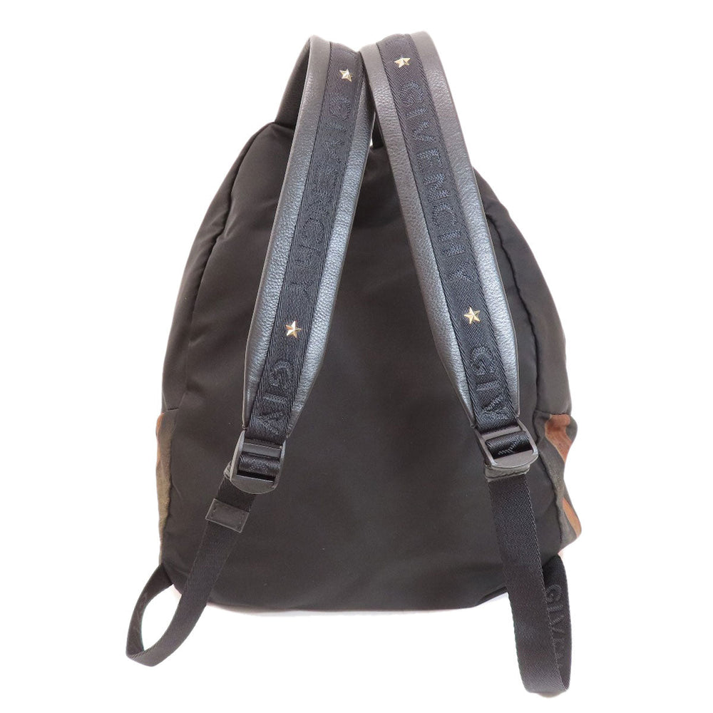 Givenchy Backpack Nylon multicolor Print Women Used Authentic