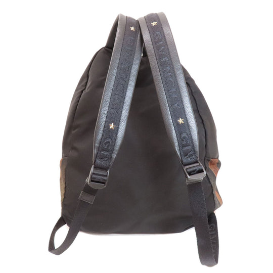 Givenchy Backpack Nylon multicolor Print Women Used Authentic