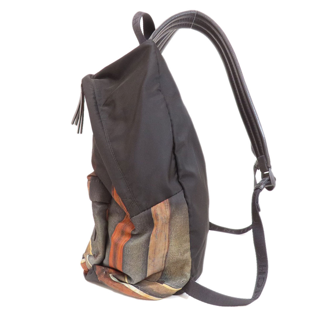 Givenchy Backpack Nylon multicolor Print Women Used Authentic
