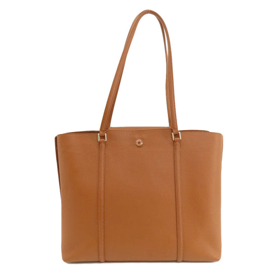 COLE HAAN Tote Bag leather Brown logo Women Used Authentic