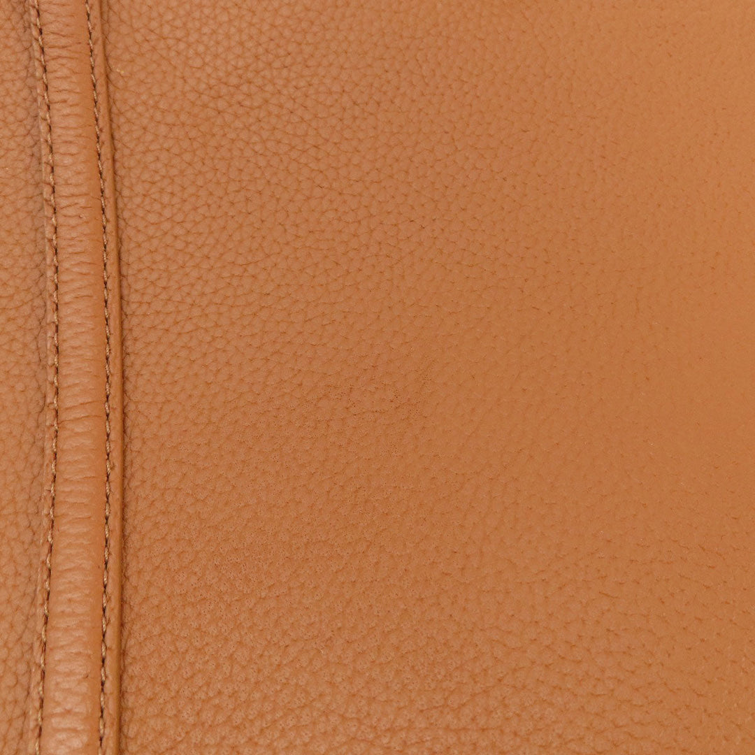 COLE HAAN Tote Bag leather Brown logo Women Used Authentic