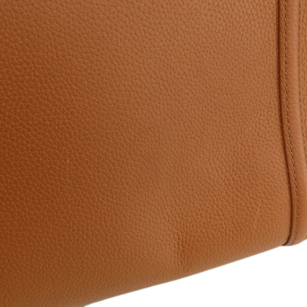COLE HAAN Tote Bag leather Brown logo Women Used Authentic