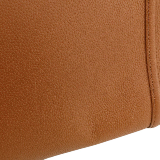 COLE HAAN Tote Bag leather Brown logo Women Used Authentic