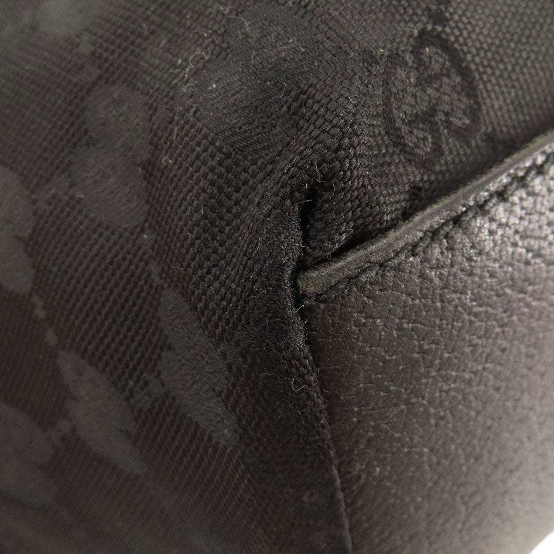 GUCCI Handbag 131230 canvas black GG Women Used Authentic