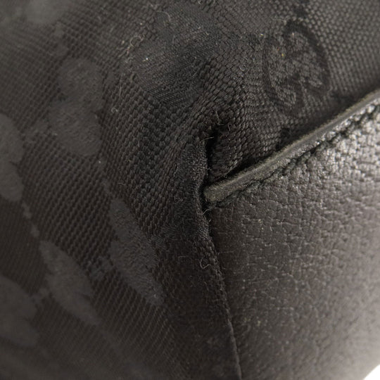 GUCCI Handbag 131230 canvas black GG Women Used Authentic