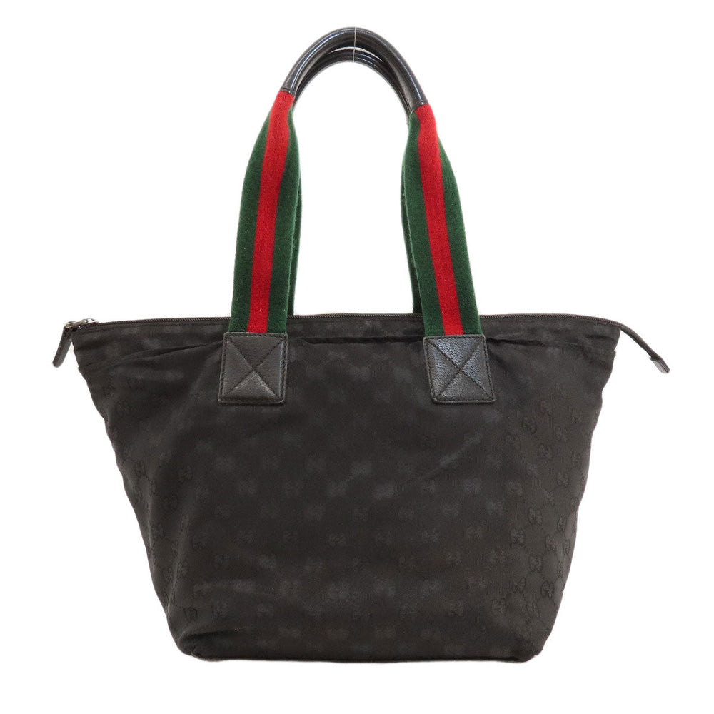 GUCCI Handbag 131230 canvas black GG Women Used Authentic