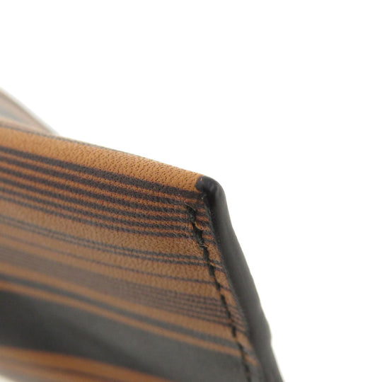 LOEWE Coin case Calfskin Brown anagram