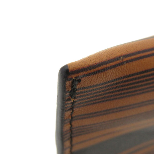 LOEWE Coin case Calfskin Brown anagram