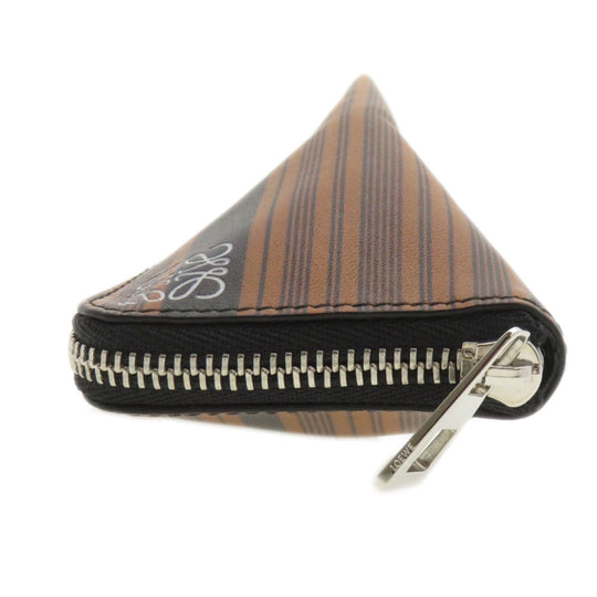 LOEWE Coin case Calfskin Brown anagram