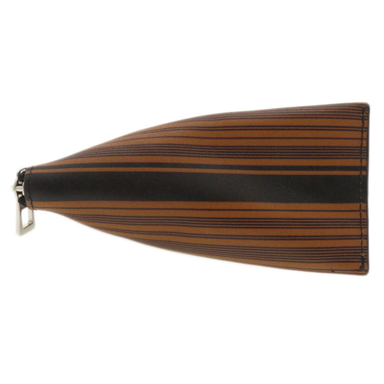 LOEWE Coin case Calfskin Brown anagram