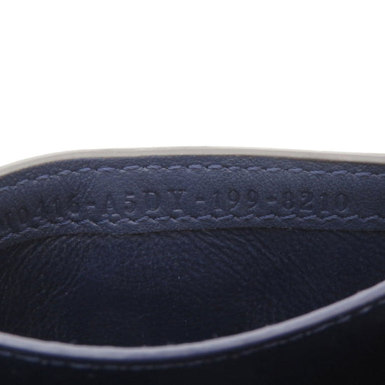 FENDI Card Case Calfskin Brown Peekaboo Women Used Authentic