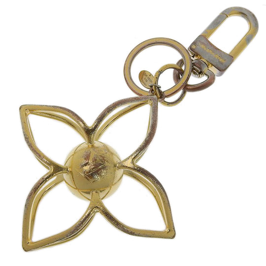 LOUIS VUITTON key ring M61024 Plated Gold gold Bag charm Key ring LV Sphere unisex(Unisex) Used Authentic