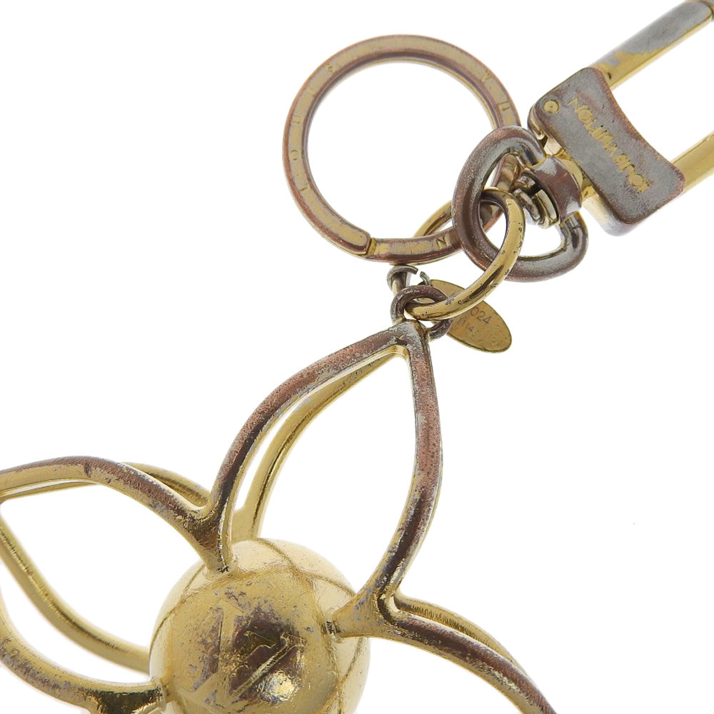 LOUIS VUITTON key ring M61024 Plated Gold gold Bag charm Key ring LV Sphere unisex(Unisex) Used Authentic