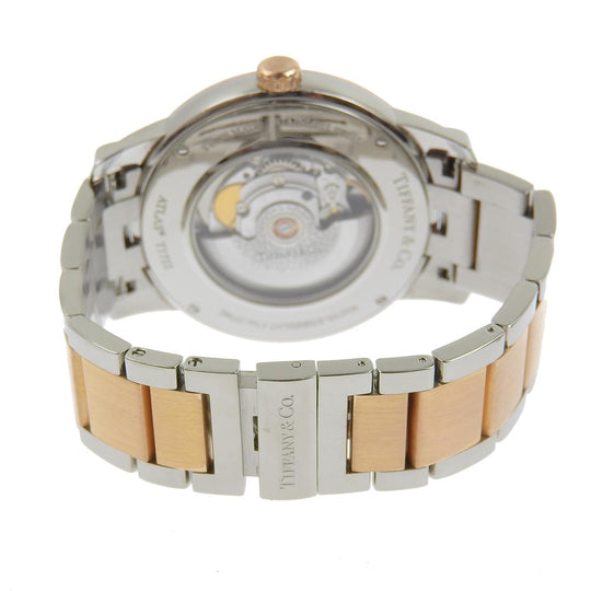 TIFFANY&Co. Watches Mechanical Automatic Z1810.68.13A21A.00A Stainless Steel , Plated Gold gold Atlas Dome White dial mens Used Authentic