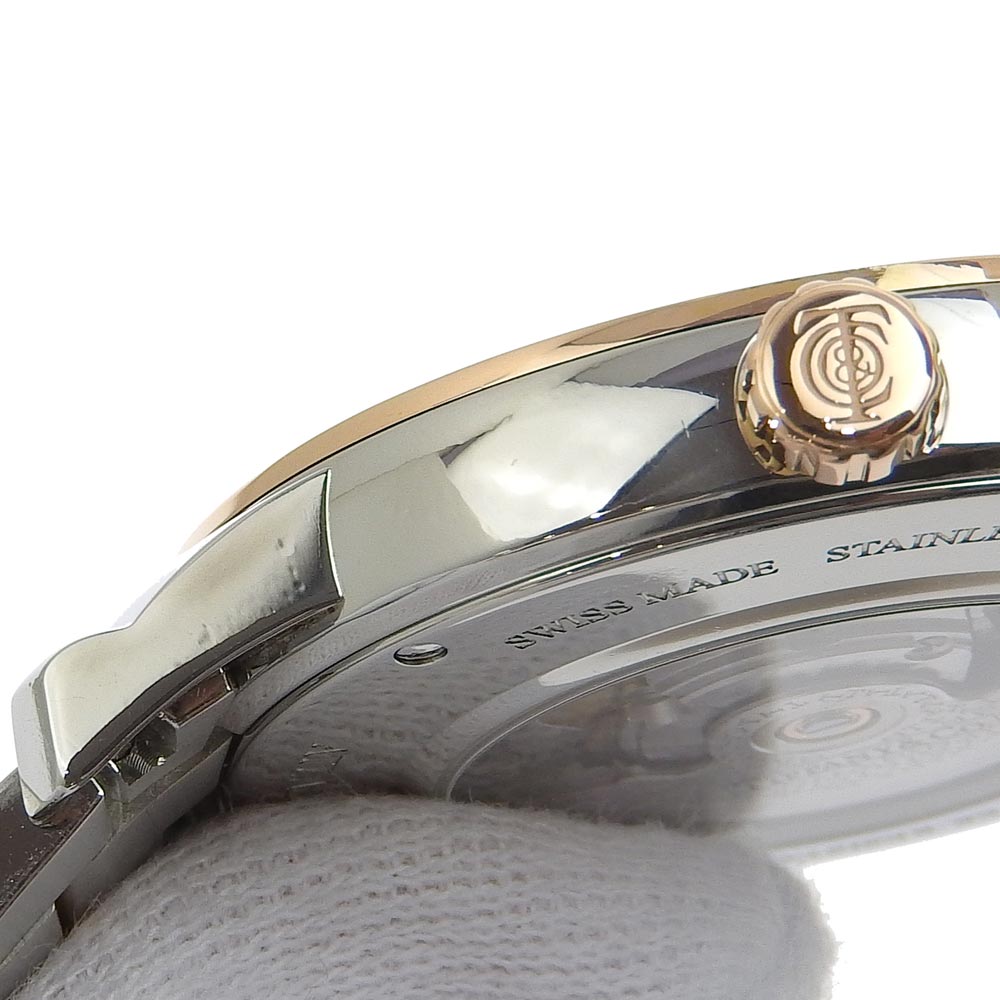 TIFFANY&Co. Watches Mechanical Automatic Z1810.68.13A21A.00A Stainless Steel , Plated Gold gold Atlas Dome White dial mens Used Authentic
