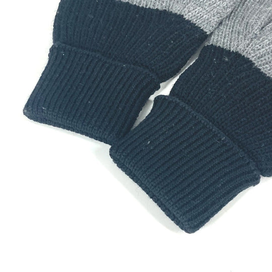 Dior gloves 213MG01AT481 wool gray By color CD logo mens M Used Authentic
