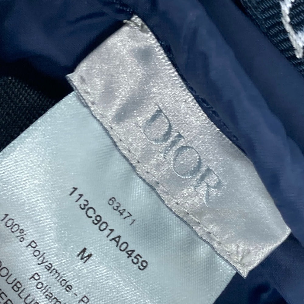 Dior gloves 113C901A0459 polyamide Navy Snowboarding Skiing logo gloves mens Used Authentic