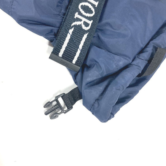 Dior gloves 113C901A0459 polyamide Navy Snowboarding Skiing logo gloves mens Used Authentic