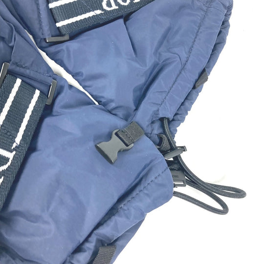 Dior gloves 113C901A0459 polyamide Navy Snowboarding Skiing logo gloves mens Used Authentic
