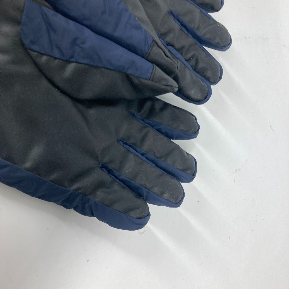 Dior gloves 113C901A0459 polyamide Navy Snowboarding Skiing logo gloves mens Used Authentic