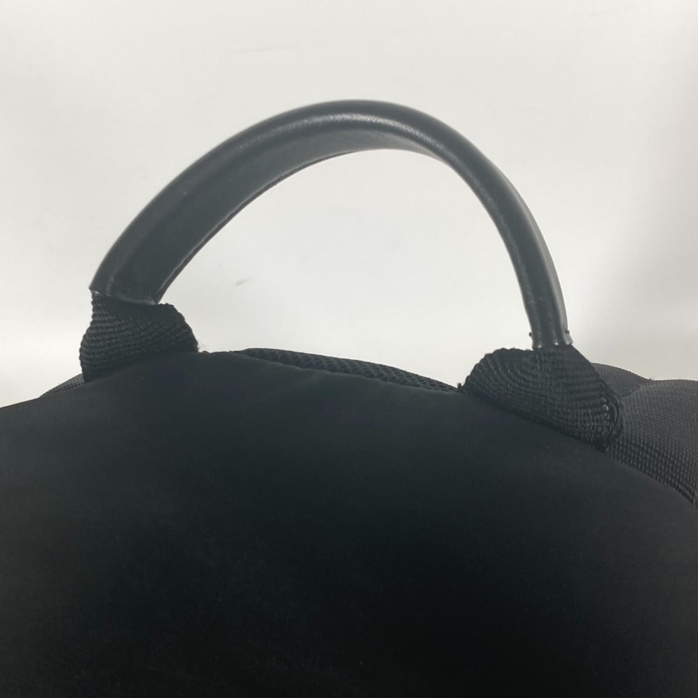 Dior Backpack Nylon black Bee bee logo unisex(Unisex) Used Authentic