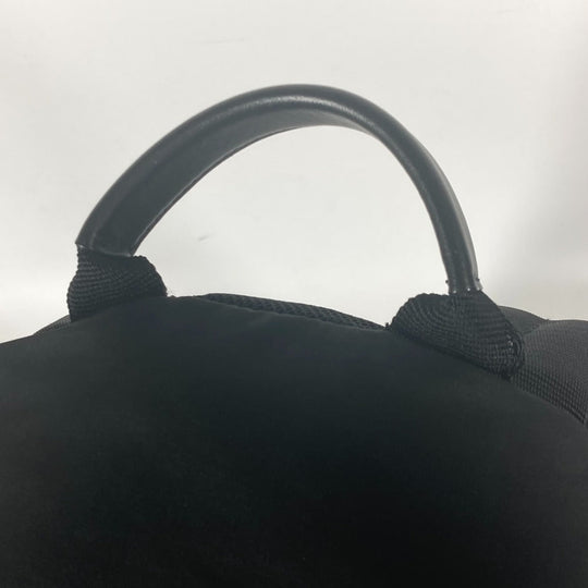 Dior Backpack Nylon black Bee bee logo unisex(Unisex) Used Authentic