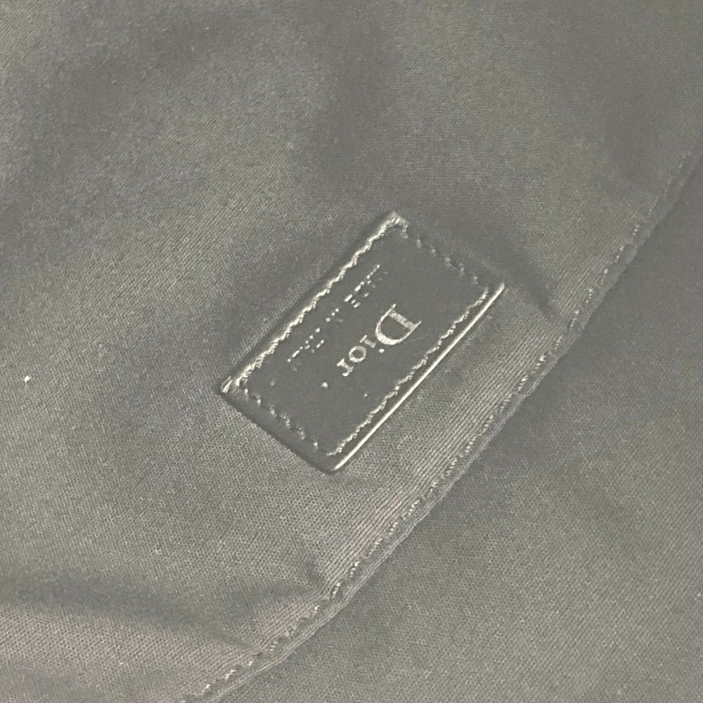 Dior Backpack Nylon black Bee bee logo unisex(Unisex) Used Authentic