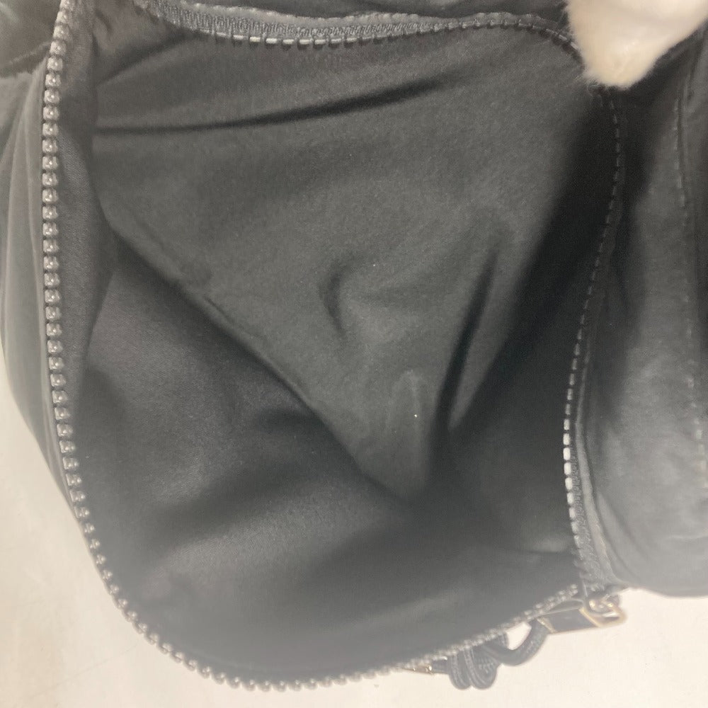 Dior Backpack Nylon black Bee bee logo unisex(Unisex) Used Authentic
