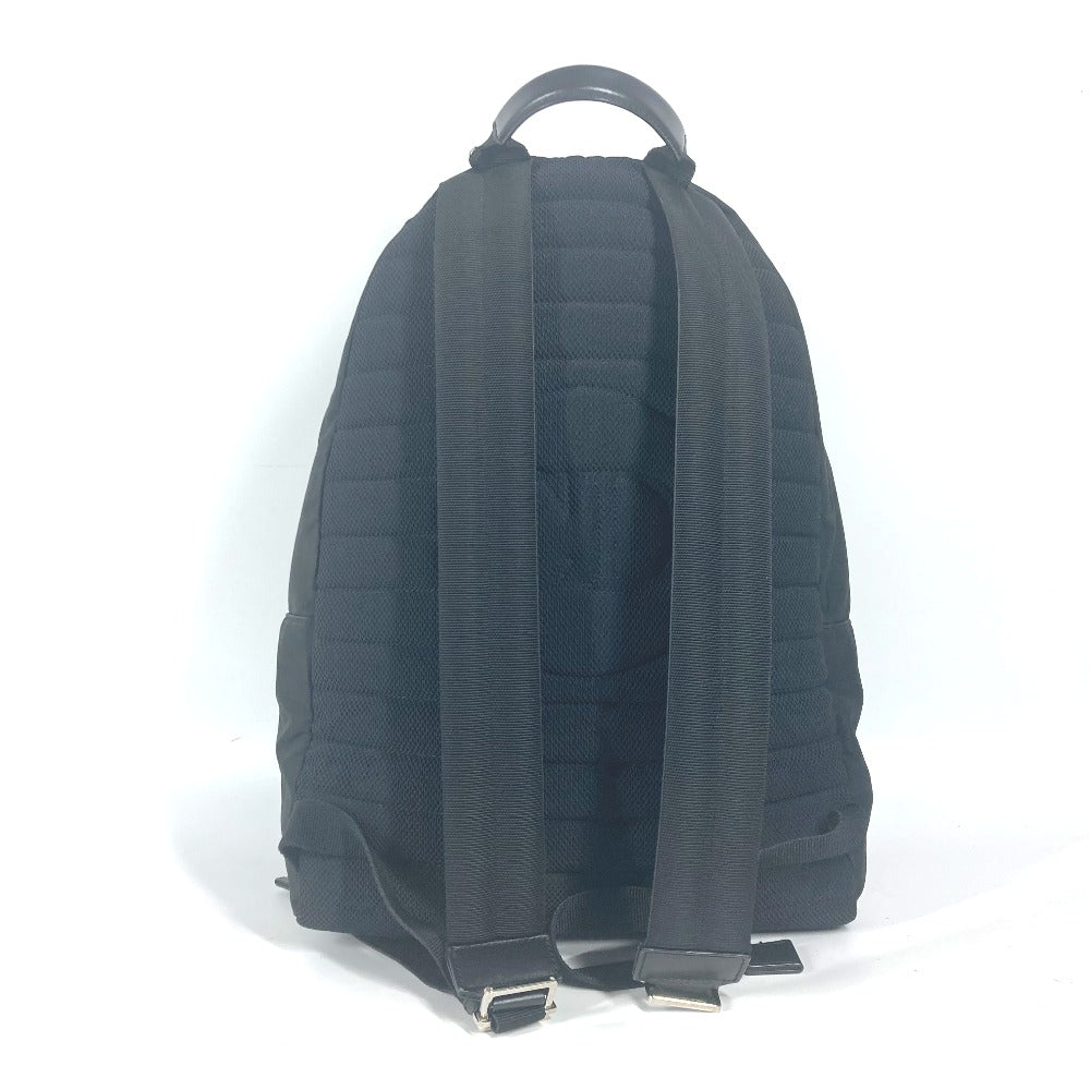 Dior Backpack Nylon black Bee bee logo unisex(Unisex) Used Authentic