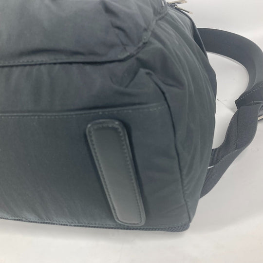 Dior Backpack Nylon black Bee bee logo unisex(Unisex) Used Authentic