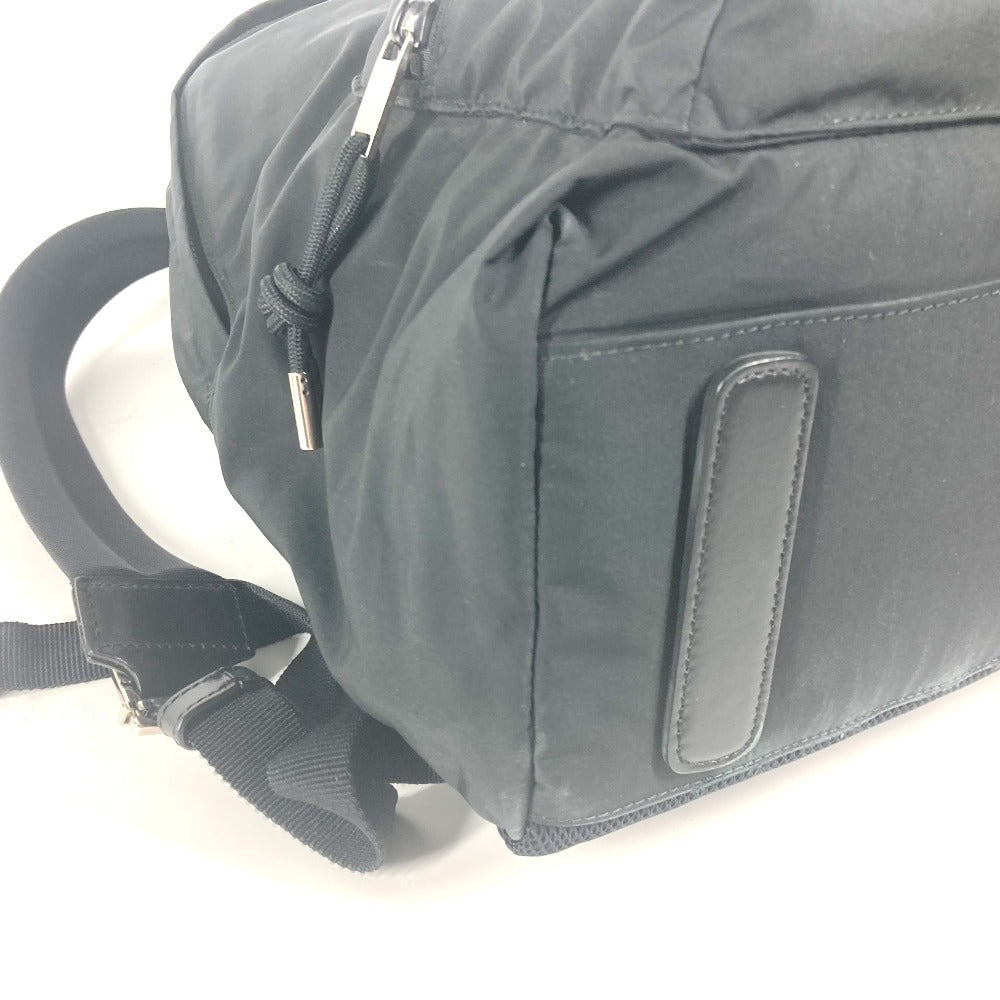 Dior Backpack Nylon black Bee bee logo unisex(Unisex) Used Authentic