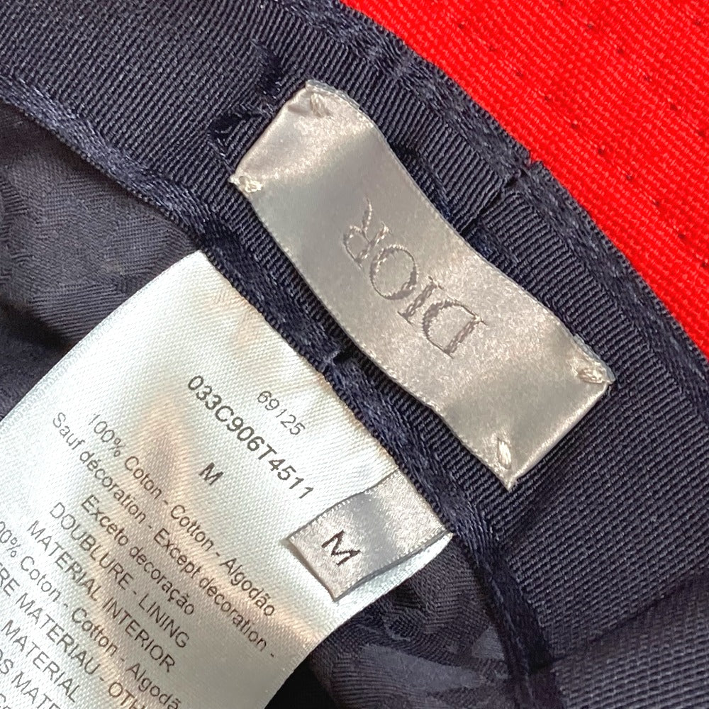 Dior hat cotton blue embroidered tiger patch Kenny scharf unisex(Unisex) M Used Authentic
